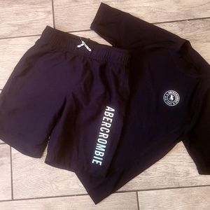 Boys sz 5/6 Abercrombie kids Swim Trunks Rashguard